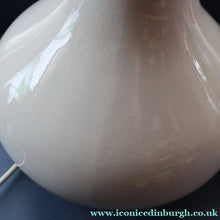 Load image into Gallery viewer, MID-CENTURY:  Highly Collectable. Matched Pair of White CASA PUPO Bulbous Ceramic Lamps. Each with stamp on base

