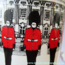 Load image into Gallery viewer, 1980s MIDWINTER POTTERY. Rare LONDON SCENES Mugs. Guardsmen at Buckingham Palace, London
