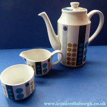 Load image into Gallery viewer, 1960s Midwinter Queensberry Shape Polka Dot Pattern Called Tempo
