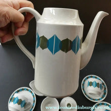 Load image into Gallery viewer, 1960s Midwinter Queensberry Shape Geometric Pattern Called Citrus
