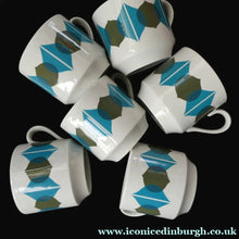 Load image into Gallery viewer, 1960s Midwinter Queensberry Shape Geometric Pattern Called Citrus
