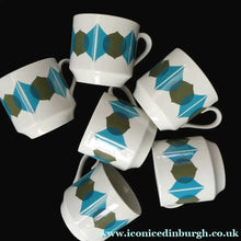 Load image into Gallery viewer, 1960s Midwinter Queensberry Shape Geometric Pattern Called Citrus
