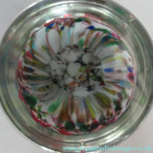 Load image into Gallery viewer, Vintage Millefiori Italian MURANO Paperweight on Tutti Frutti Coloured Ground
