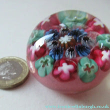 Load image into Gallery viewer, Vintage Miniature Scottish Millefiori Paperweight
