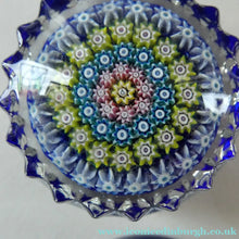 Load image into Gallery viewer, Cute MINIATURE PAIR of Scottish Glass Paperweights. One is a Perthshire and the Other is Strathearn

