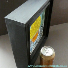 Load image into Gallery viewer, Monica Backtrom Frozen Landscape Plaque for Kosta Boda. Setting Sun (in wooden frame)
