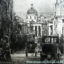 Load image into Gallery viewer, MORTIMER MENPES (1855 - 1938) Pall Mall, London (1910). Pencil Signed
