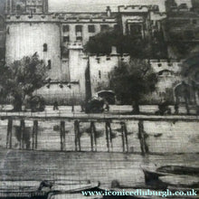 Load image into Gallery viewer, MORTIMER MENPES (1855 - 1938) The Tower of London (1900). Etching and Drypoint. Pencil Signed
