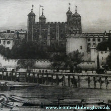 Load image into Gallery viewer, MORTIMER MENPES (1855 - 1938) The Tower of London (1900). Etching and Drypoint. Pencil Signed
