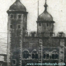 Load image into Gallery viewer, MORTIMER MENPES (1855 - 1938) The Tower of London (1900). Etching and Drypoint. Pencil Signed
