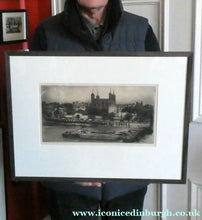 Load image into Gallery viewer, MORTIMER MENPES (1855 - 1938) The Tower of London (1900). Etching and Drypoint. Pencil Signed
