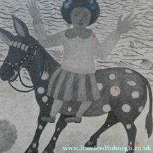 Load image into Gallery viewer, NAIVE SCHOOL. Vintage 1950s Seaside Illustration for a Child's Book. Watercolour - with Assocated Published Image
