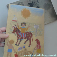 Load image into Gallery viewer, NAIVE SCHOOL. Vintage 1950s Seaside Illustration for a Child's Book. Watercolour - with Assocated Published Image
