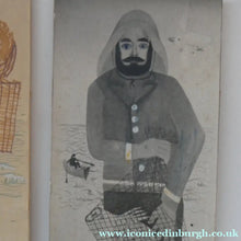 Load image into Gallery viewer, NAIVE SCHOOL. Vintage 1950s Seaside Illustration for a Child's Book. Watercolour - with Assocated Published Image
