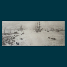 Load image into Gallery viewer, ORIGINAL ETCHING William Lionel Wyllie (1851 - 1931). THE BAY OF NAPLES. Pencil signed
