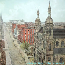 Load image into Gallery viewer, Antique Print of New York 1870s 5th Avenue after John Backmann
