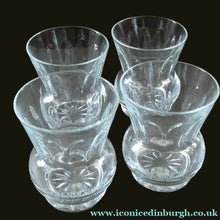 Load image into Gallery viewer, Set of FOUR Glenmorangie Whisky Tasting Glasses in the Shape of a Thistle
