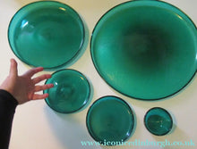 Load image into Gallery viewer, NORWEGIAN 1950s HADELAND Glass. Greenland Series MASSIVE Shallow Bowl or Platter. Designed by Arne Jon Jutrem. 19
