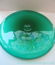 Load image into Gallery viewer, 19 inches. Massive 1950s Hadeland Glass Platter Greenland Series
