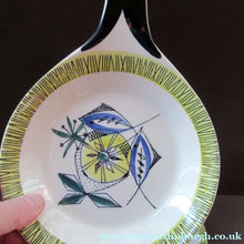Load image into Gallery viewer, NORWEGIAN Flamingo Open Serving Dish / Skillet with Abstract Fish Design. Bamboo Pattern (Bambus) Designed by Inger Waage
