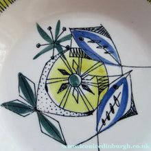 Load image into Gallery viewer, NORWEGIAN Flamingo Open Serving Dish / Skillet with Abstract Fish Design. Bamboo Pattern (Bambus) Designed by Inger Waage
