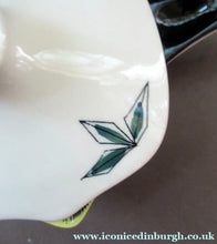 Load image into Gallery viewer, Norwegian Stavangerflint Handled Serving Bowl Square Shape by Inger Waage
