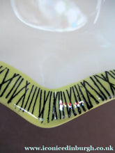 Load image into Gallery viewer, Norwegian Stavangerflint Handled Serving Bowl Square Shape by Inger Waage

