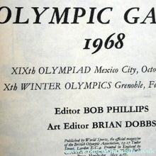 Load image into Gallery viewer, Official Report of the Olympic Games. Xth Winter Olympics Grenoble and XIX Olympiad MEXICO CITY 1968. Rare Publication. Soft Cover
