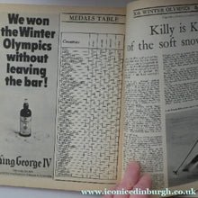 Load image into Gallery viewer, Official Report of the Olympic Games. Xth Winter Olympics Grenoble and XIX Olympiad MEXICO CITY 1968. Rare Publication. Soft Cover

