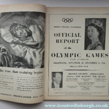 Load image into Gallery viewer, Official Report of the Olympic Games. XVIth Olympiad MELBOURNE 1956. Rare Publication. Soft Cover
