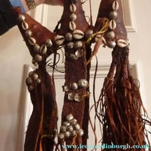 Load image into Gallery viewer, Early 20th Century Antique Camel Halter or Headdress. Leather Tassels and Shells
