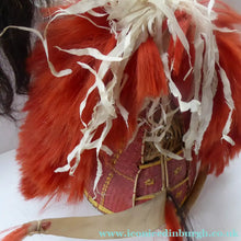Load image into Gallery viewer, Vintage / Antique Nagaland Naga Woven Helmet Decorated with Goat Hair and Tusks
