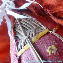 Load image into Gallery viewer, Vintage / Antique Nagaland Naga Woven Helmet Decorated with Goat Hair and Tusks
