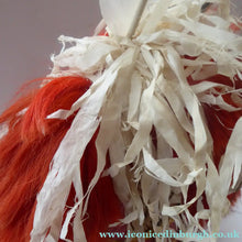 Load image into Gallery viewer, Vintage / Antique Nagaland Naga Woven Helmet Decorated with Goat Hair and Tusks

