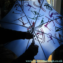 Load image into Gallery viewer, Norwegian 1994 Winter Olympics Souvenir Umbrella Lillehammer
