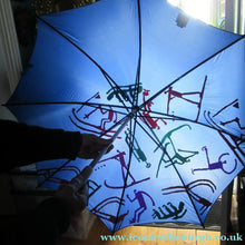 Load image into Gallery viewer, Norwegian 1994 Winter Olympics Souvenir Umbrella Lillehammer
