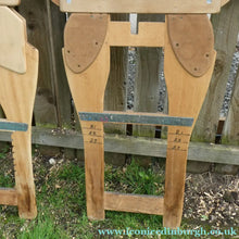 Load image into Gallery viewer, PAIR of Quirky Vintage Wooden Jumper Stretcher Frames with Moveable Limb Sections
