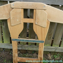 Load image into Gallery viewer, PAIR of Quirky Vintage Wooden Jumper Stretcher Frames with Moveable Limb Sections
