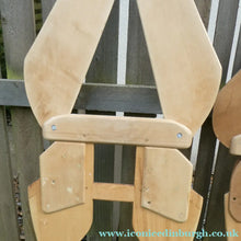 Load image into Gallery viewer, PAIR of Quirky Vintage Wooden Jumper Stretcher Frames with Moveable Limb Sections
