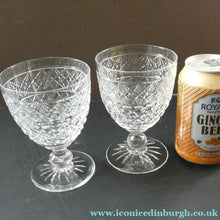 Load image into Gallery viewer, Pair of 1920s Edinburgh Crystal Gin and Tonic Glasses
