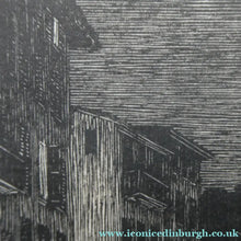 Load image into Gallery viewer, 1920s Wood Engraving by Gwen Raveret The Barber's Shop France
