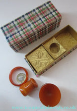 Load image into Gallery viewer, Art Deco Genuine Amber Bakelite Breakfast Set in Original Presentation Box
