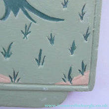 Load image into Gallery viewer, ORIGINAL 1930s Art Deco Plaster Wall Plaque. Hand Painted Image of a Reindeer
