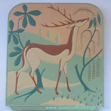 Load image into Gallery viewer, ORIGINAL 1930s Art Deco Plaster Wall Plaque. Hand Painted Image of a Reindeer
