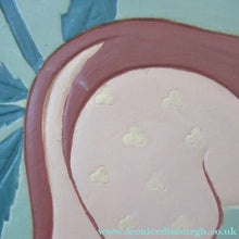 Load image into Gallery viewer, ORIGINAL 1930s Art Deco Plaster Wall Plaque. Hand Painted Image of a Reindeer
