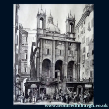 Load image into Gallery viewer, ORIGINAL 1930s ETCHING. St Peter's Church, Genoa by Geoffrey Wedgwood. (1900 - 1977) Pencil Signed. Framed
