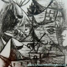 Load image into Gallery viewer, 1940s German Etching by Heinz Trokes (1913 - 1977). Pencil Signed
