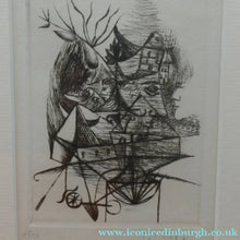 Load image into Gallery viewer, 1940s German Etching by Heinz Trokes (1913 - 1977). Pencil Signed
