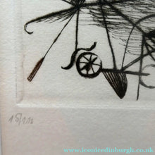 Load image into Gallery viewer, 1940s German Etching by Heinz Trokes (1913 - 1977). Pencil Signed
