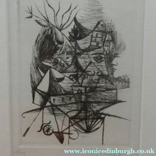 Load image into Gallery viewer, 1940s German Etching by Heinz Trokes (1913 - 1977). Pencil Signed
